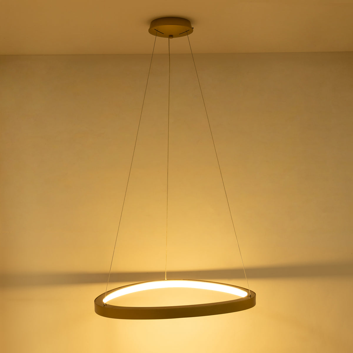 Liria LED Pendant Light – Gold, view 10