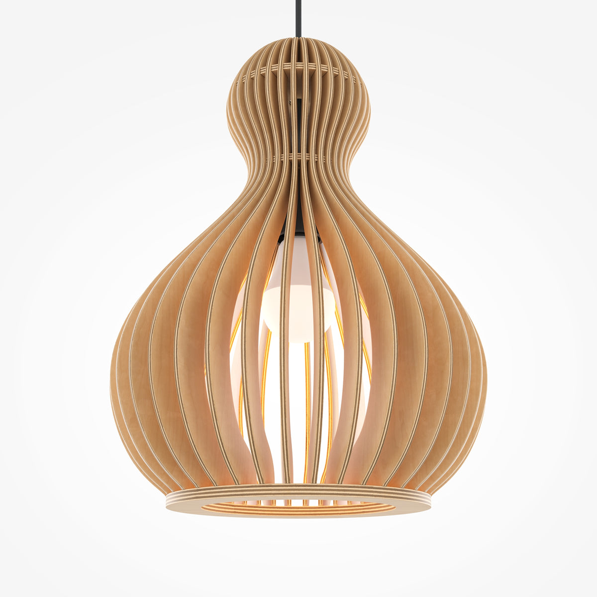 Roots Pendant Light – Ø300 mm – Black / Beige (MOD192PL-01W1), view 4