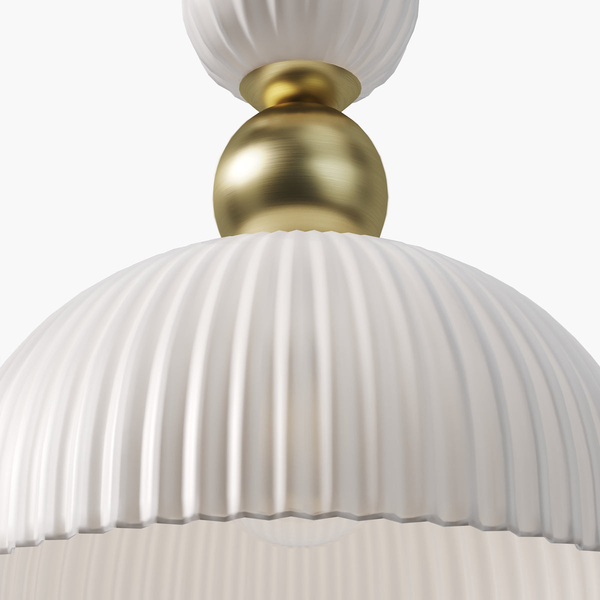 Antic Pendant Light – Gold / White (MOD302PL-01W1), view 4