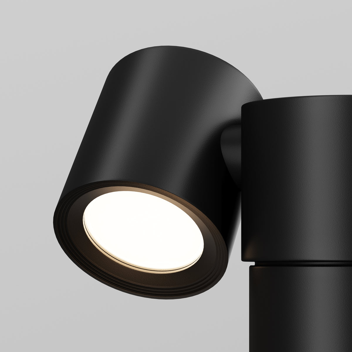 Wall Street Single Outdoor Bollard Light – Black, view 4