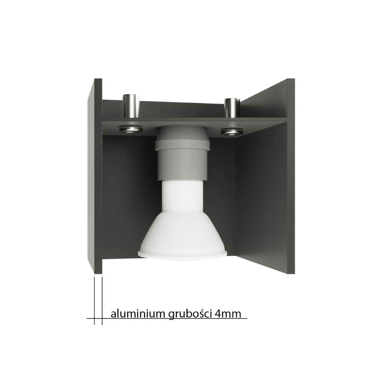 Quad 1 Ceiling Light – Black (SL.0022), view 10
