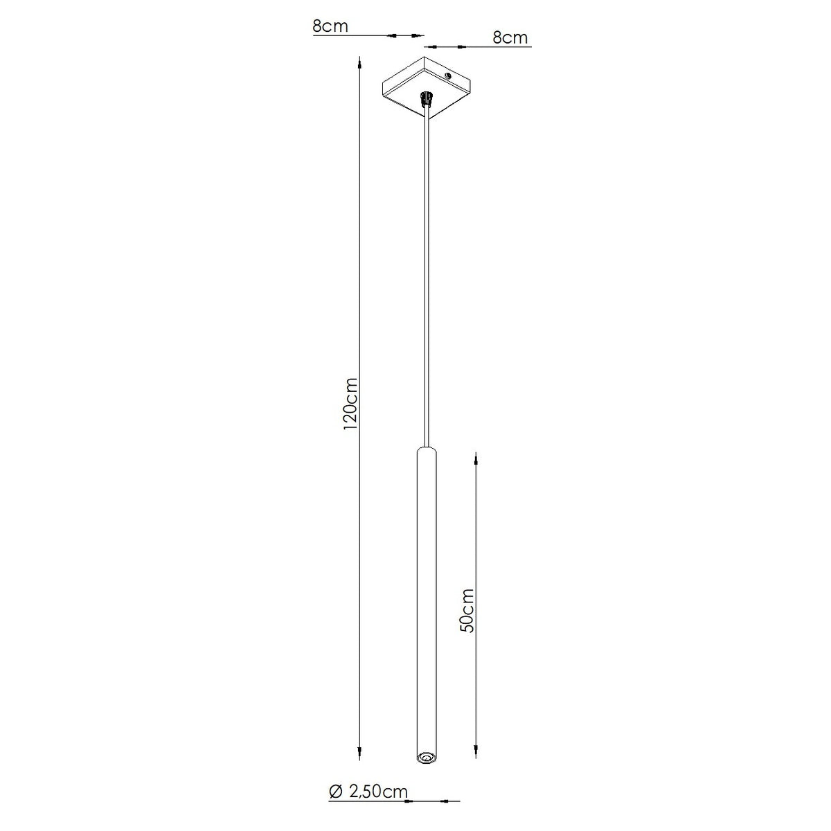 Pastelo 1 Pendant Light – White (SL.0465), view 7