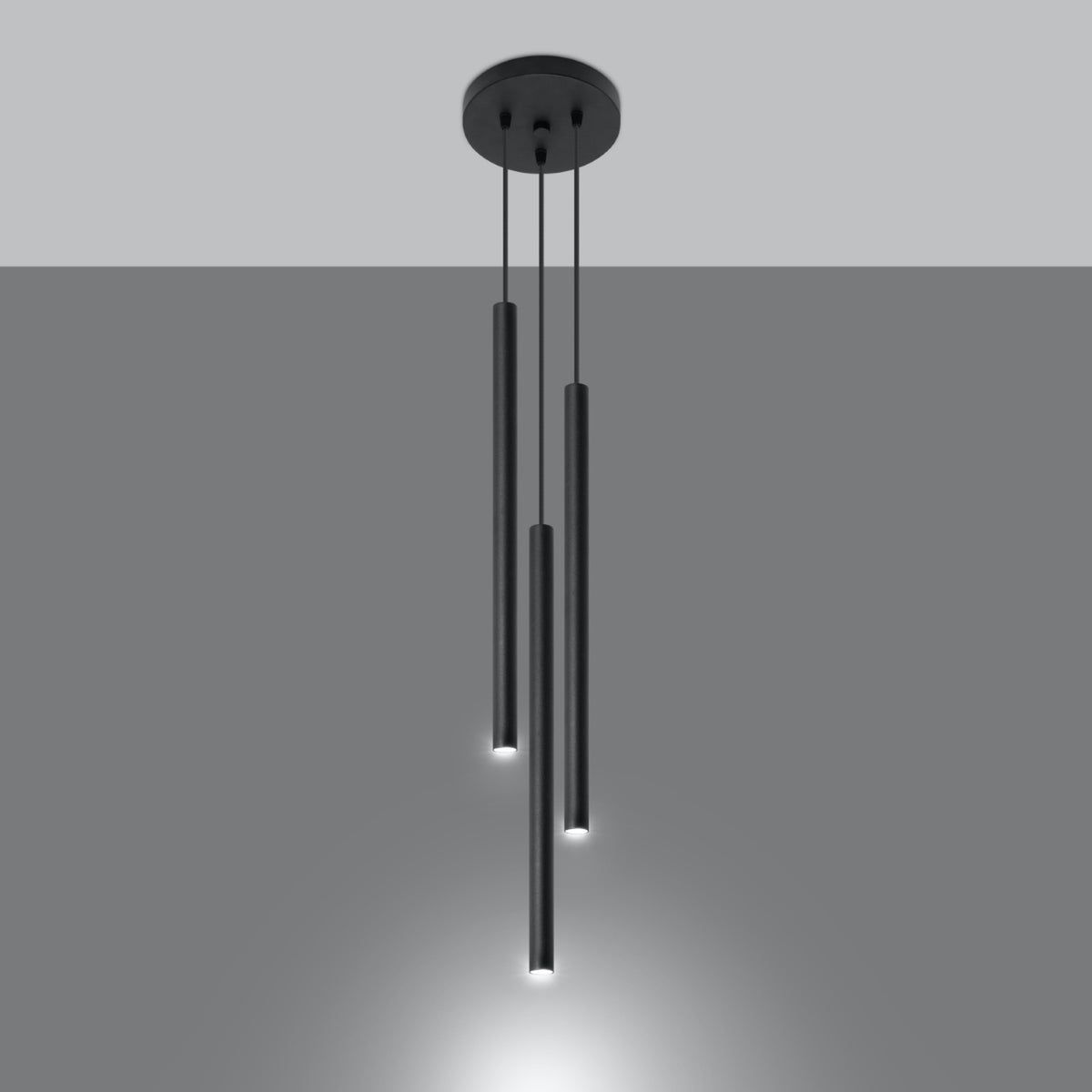 Pastelo 3 Pendant Light – Black (SL.0471), view 6