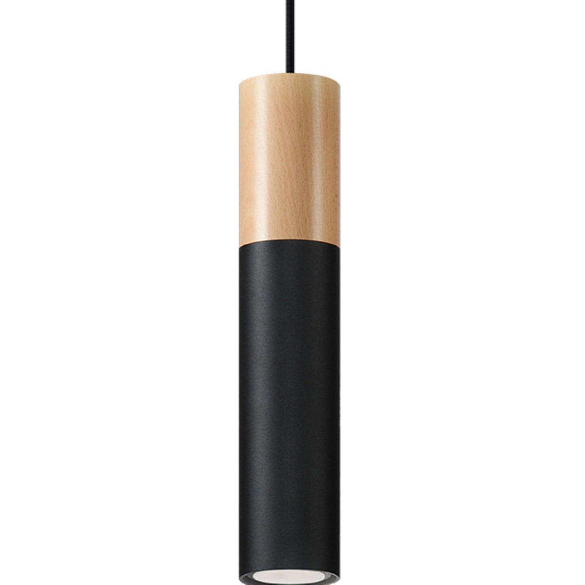 Pablo Pendant Light – Natural wood / Black, 10W – Natural wood / Black (SL.0632)