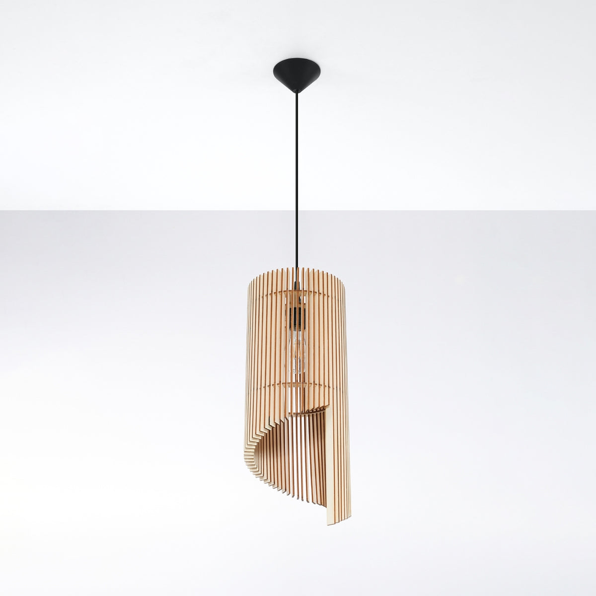 Alexia Pendant Light – Natural wood, view 2