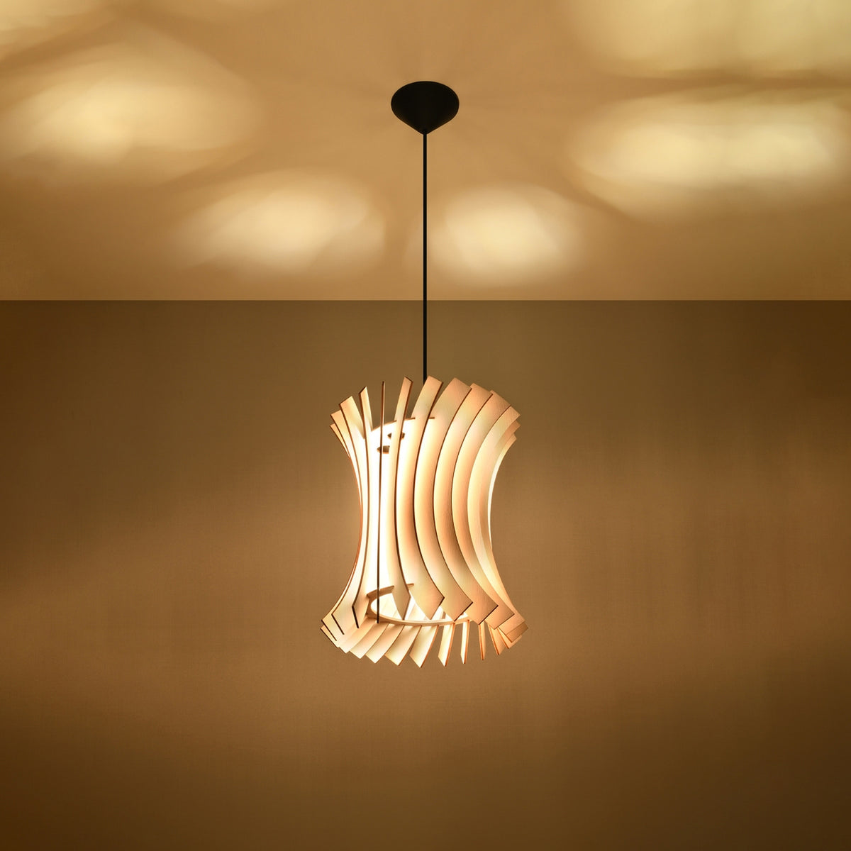Oriana Pendant Light – Natural wood, view 3