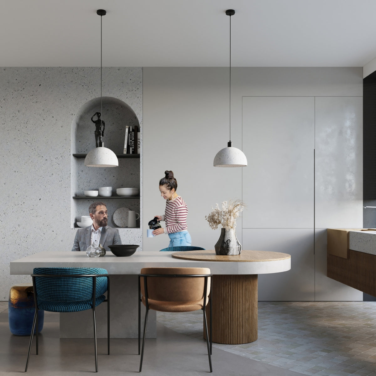 Pablito Pendant Light – Grey, view 7