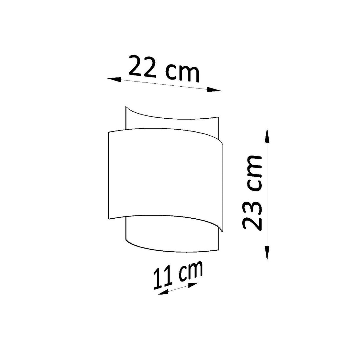 Impact Wall Light – White, view 9