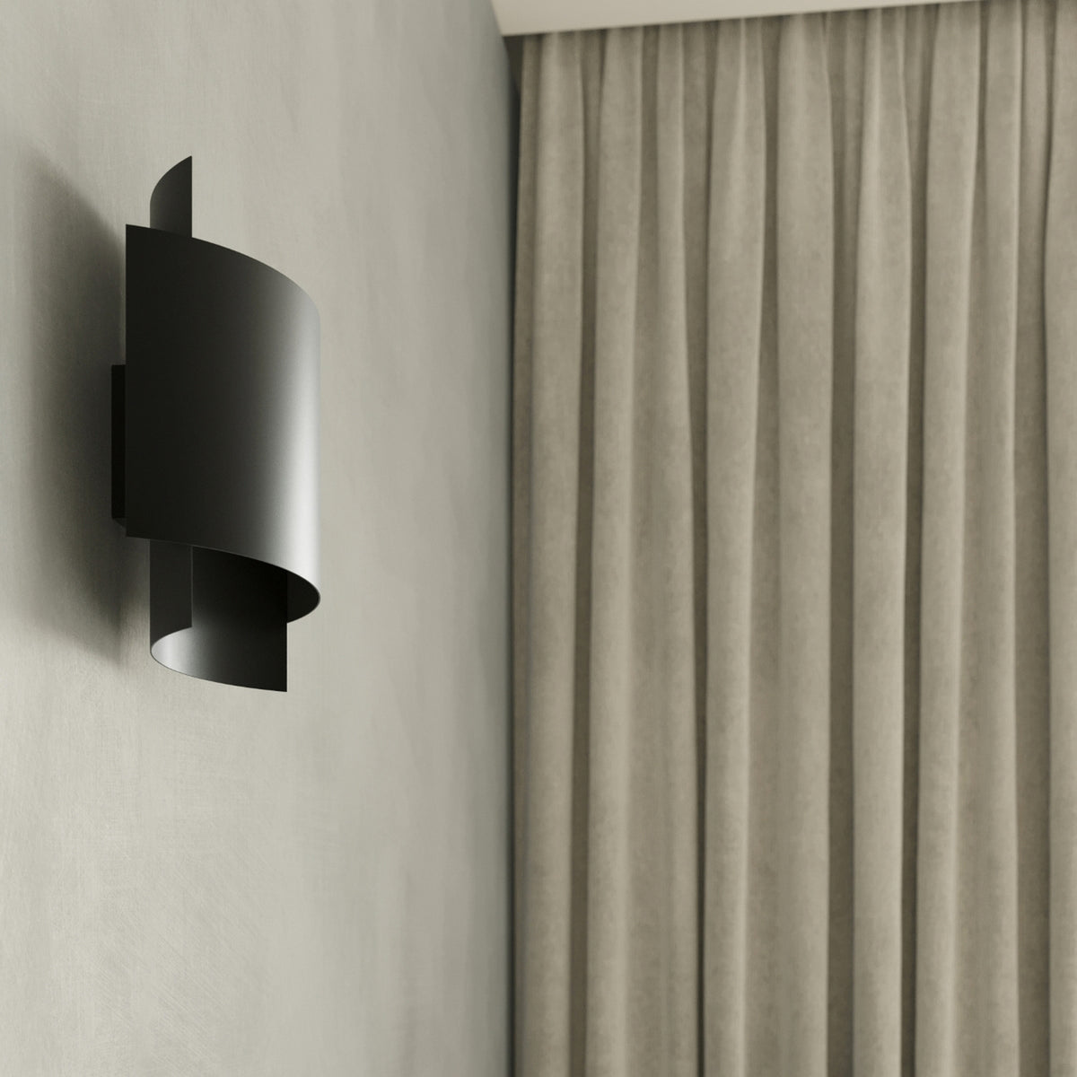 Impact Wall Light – Black, view 18