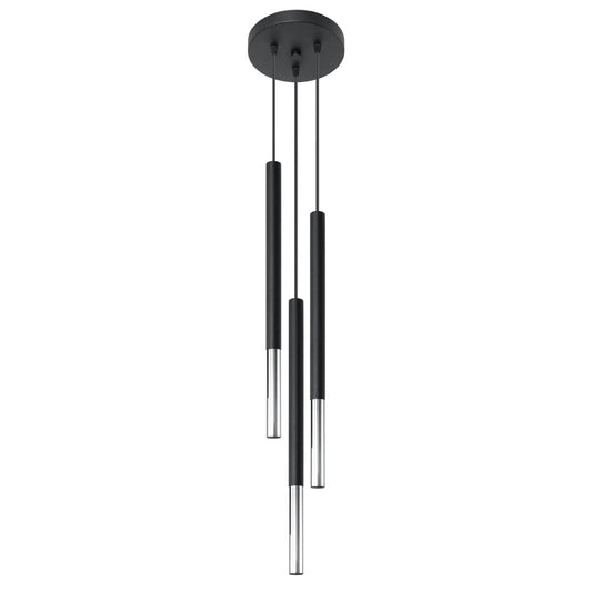 Mozaica 3 Pendant Light – Black / Chrome (SL.0887)