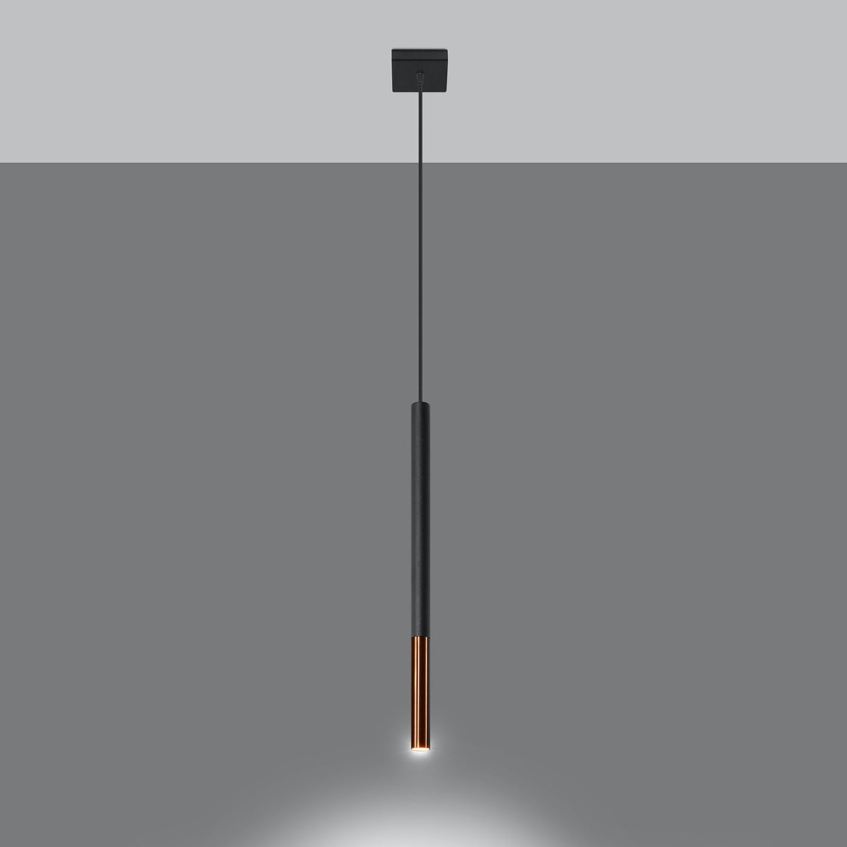 Mozaica 1 Pendant Light – Black / Copper (SL.0888), view 8