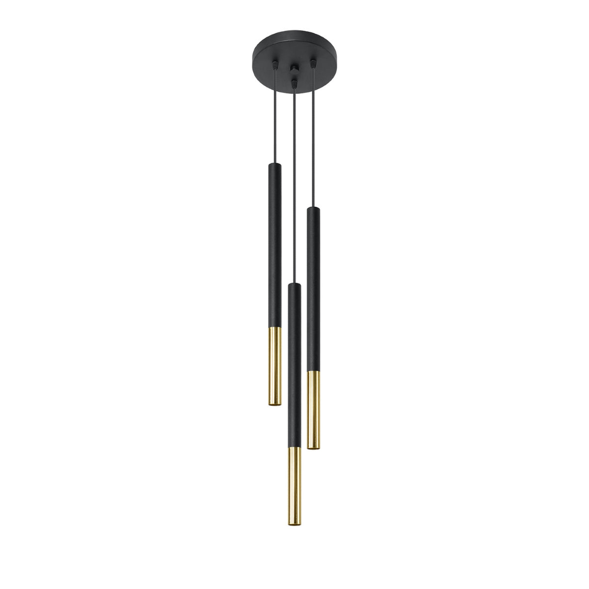Mozaica 3 Pendant Light – Black / Gold (SL.0893), view 3