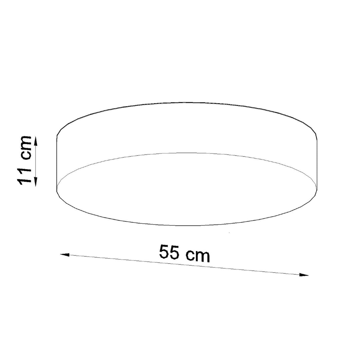 Arena 55 Ceiling Light – White (SL.0919), view 8