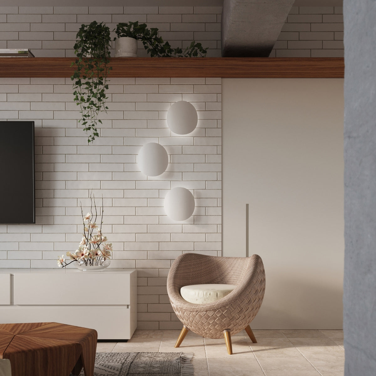 Senses Wall Light – White, view 11