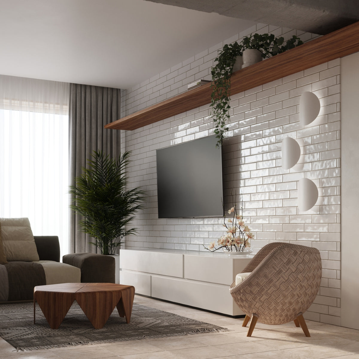 Senses Wall Light – White, view 13