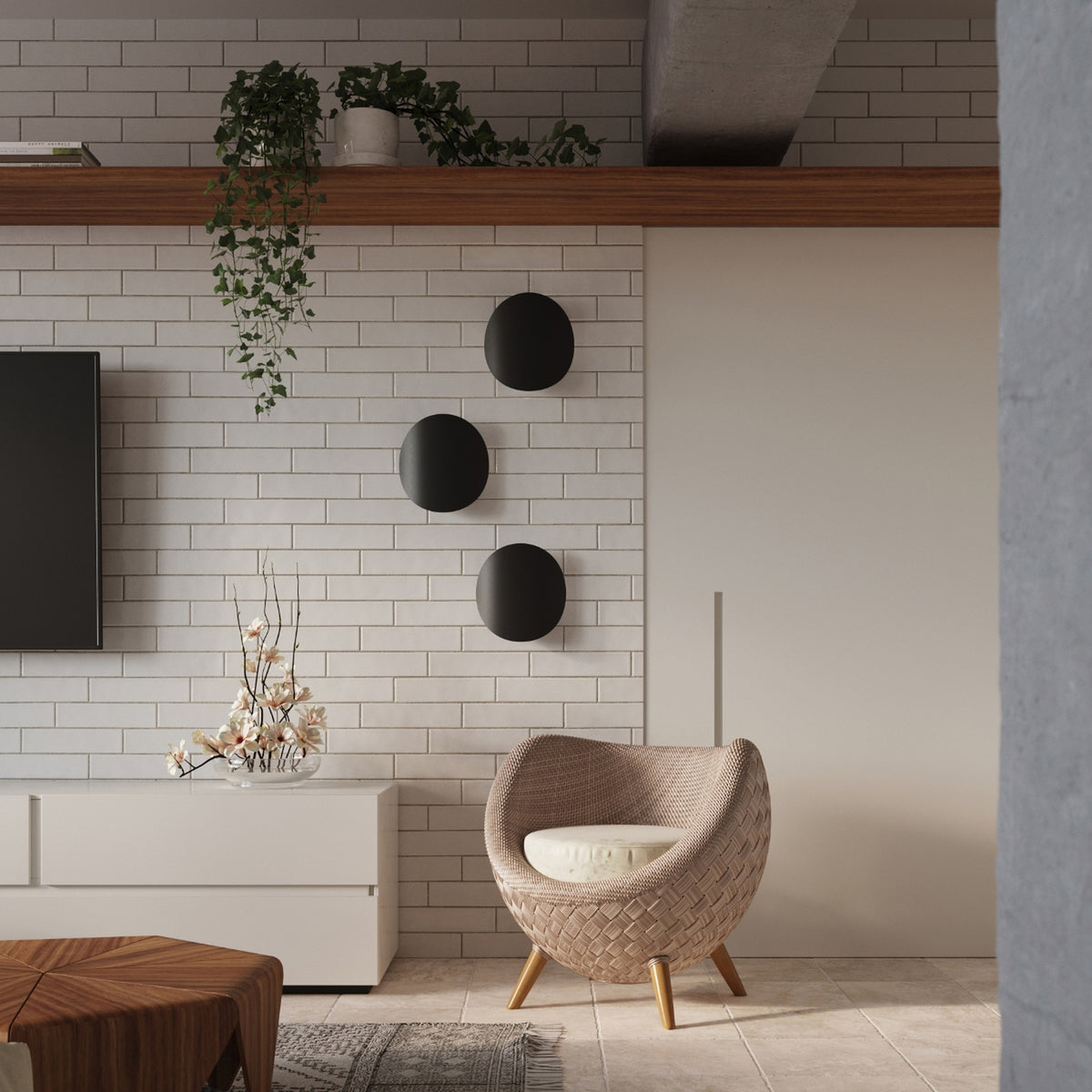 Senses Wall Light – Black, view 12
