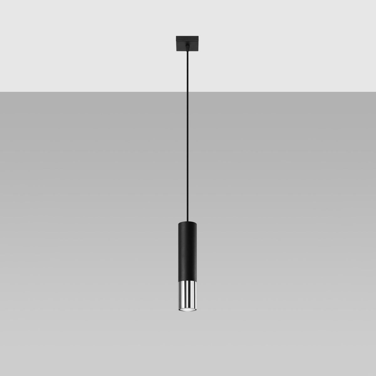 Loopez 1 Pendant Light – Black / Chrome (SL.0940), view 4
