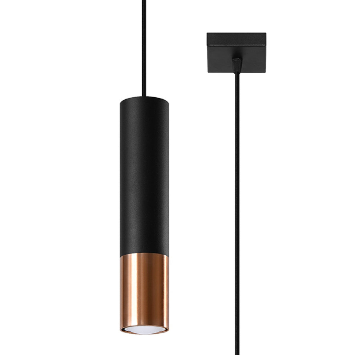 Loopez 1 Pendant Light – Black / Copper (SL.0946), view 2