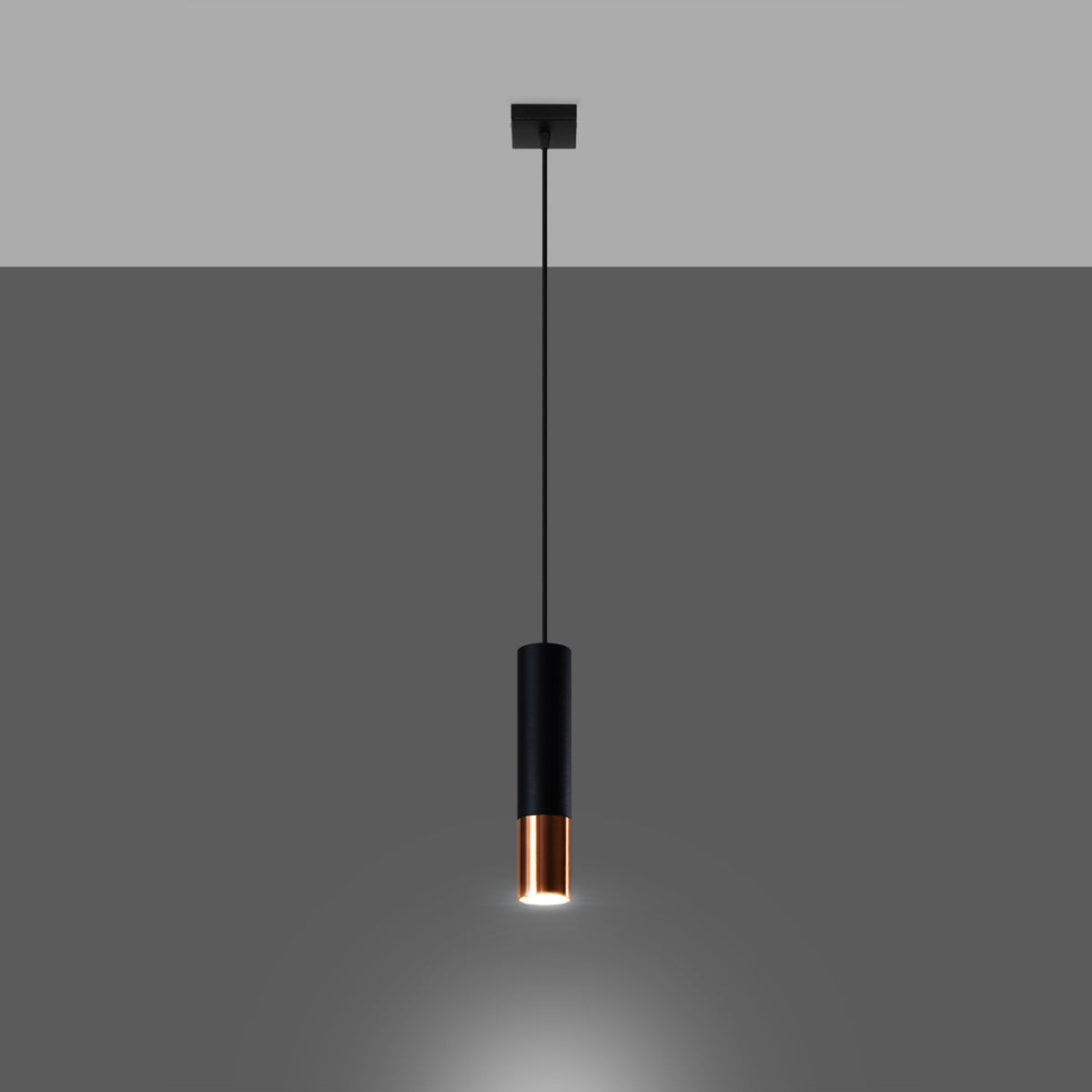 Loopez 1 Pendant Light – Black / Copper (SL.0946), view 8