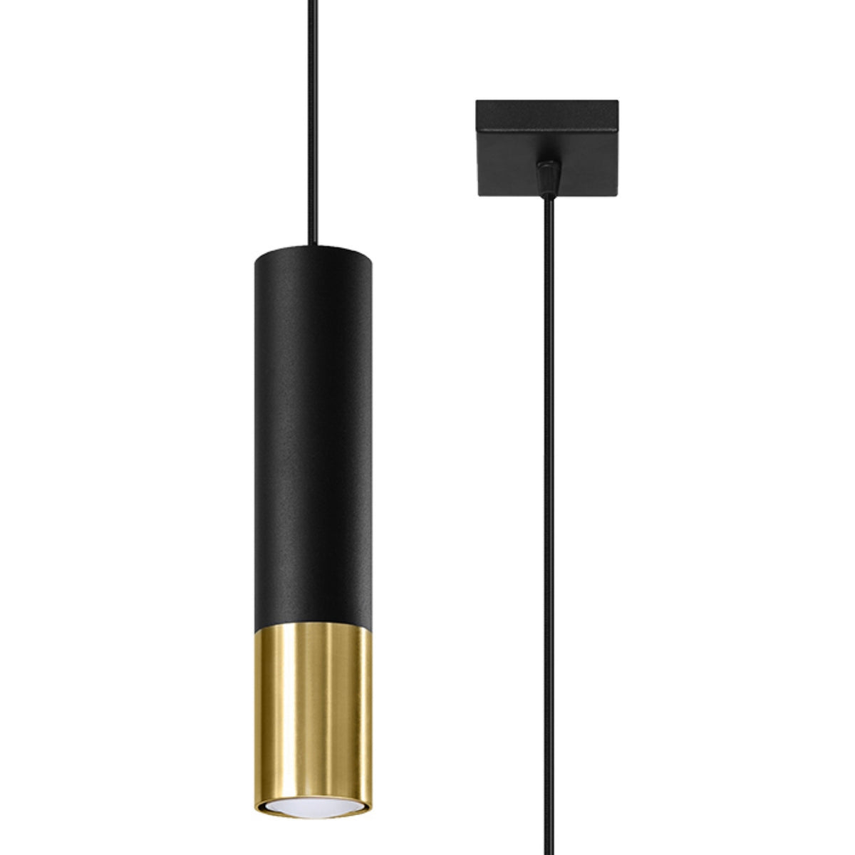 Loopez 1 Pendant Light – Black / Gold (SL.0952), view 3