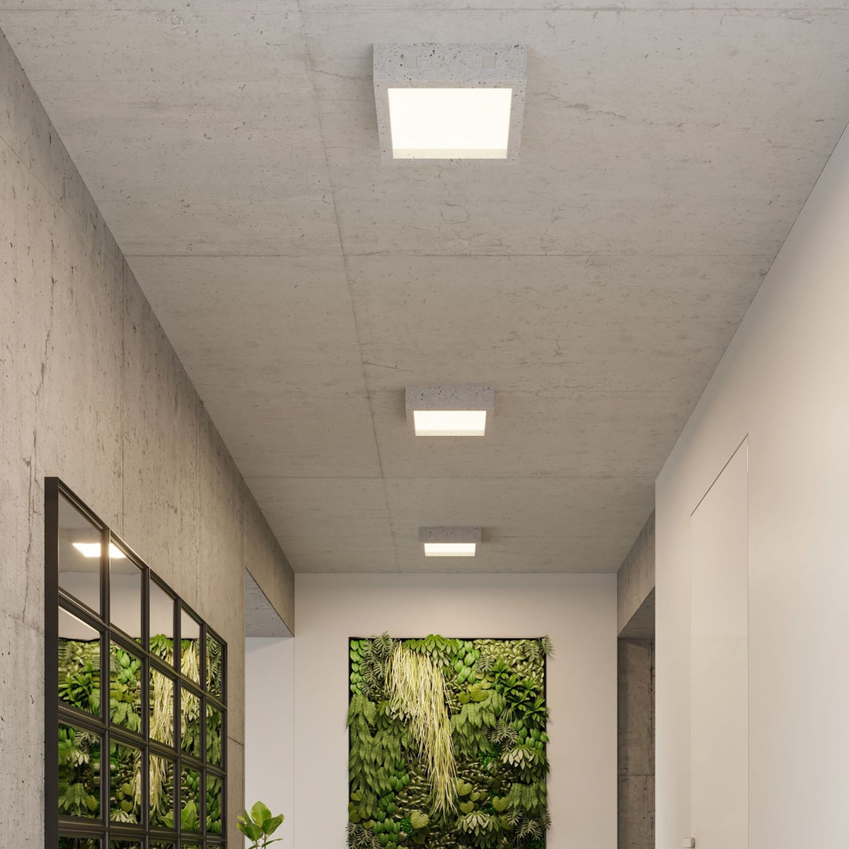 Riza LED Ceiling Light – Grey, 18W – Grey (SL.0995), view 7