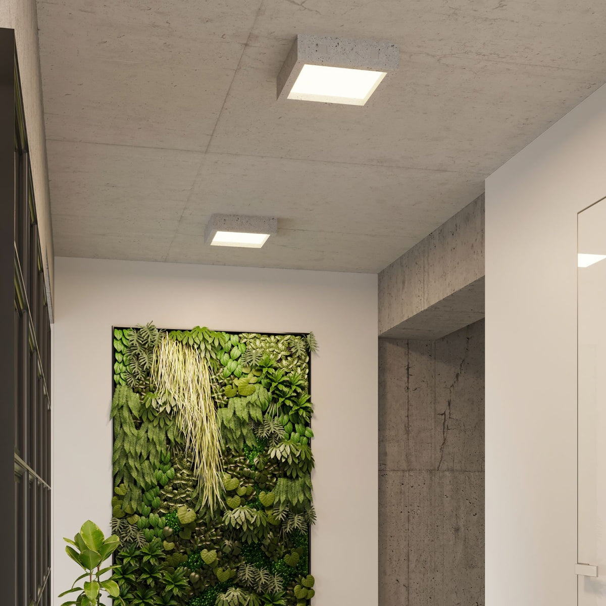 Riza LED Ceiling Light – Grey, 18W – Grey (SL.0995), view 8