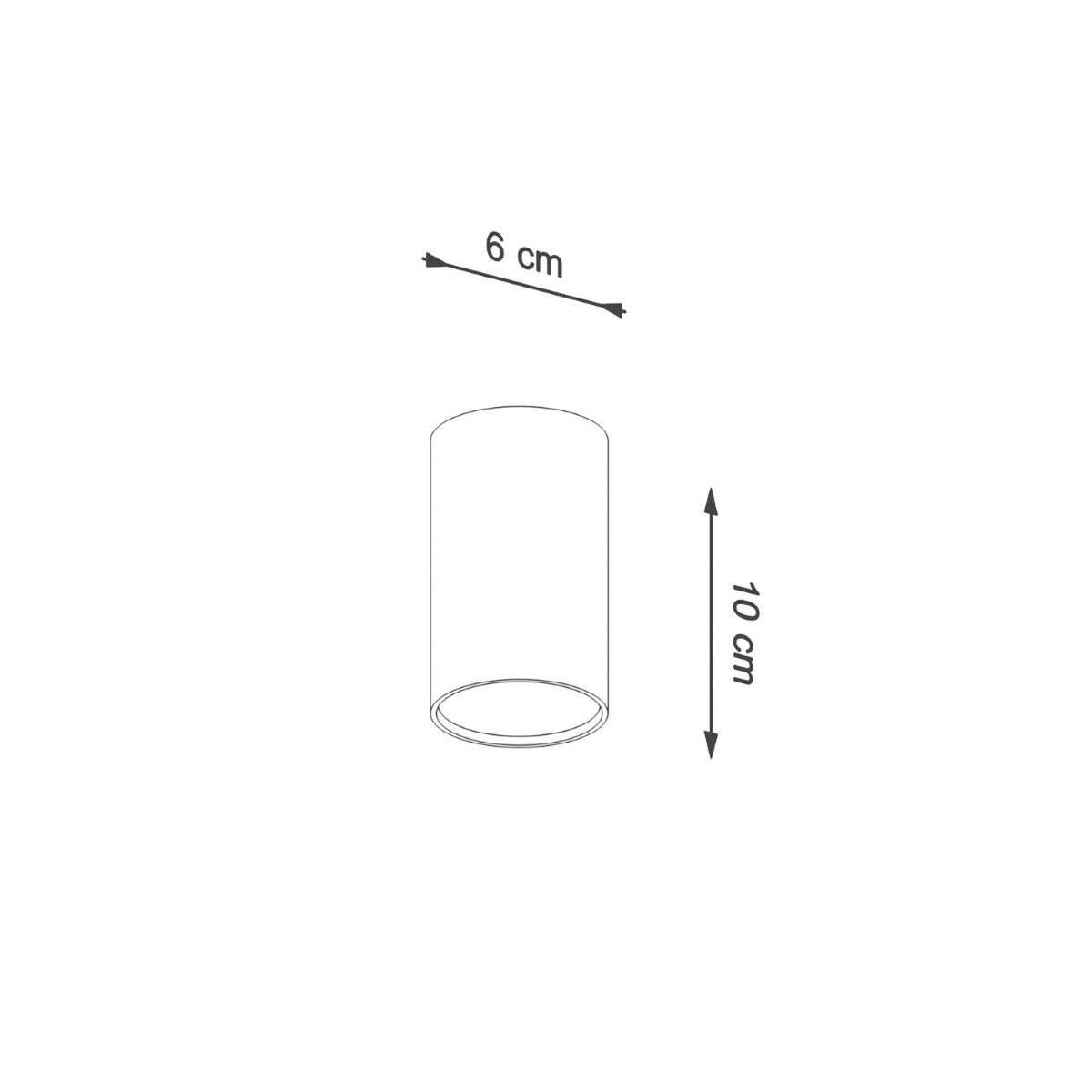 Lagos 10 Ceiling Light – White, view 7