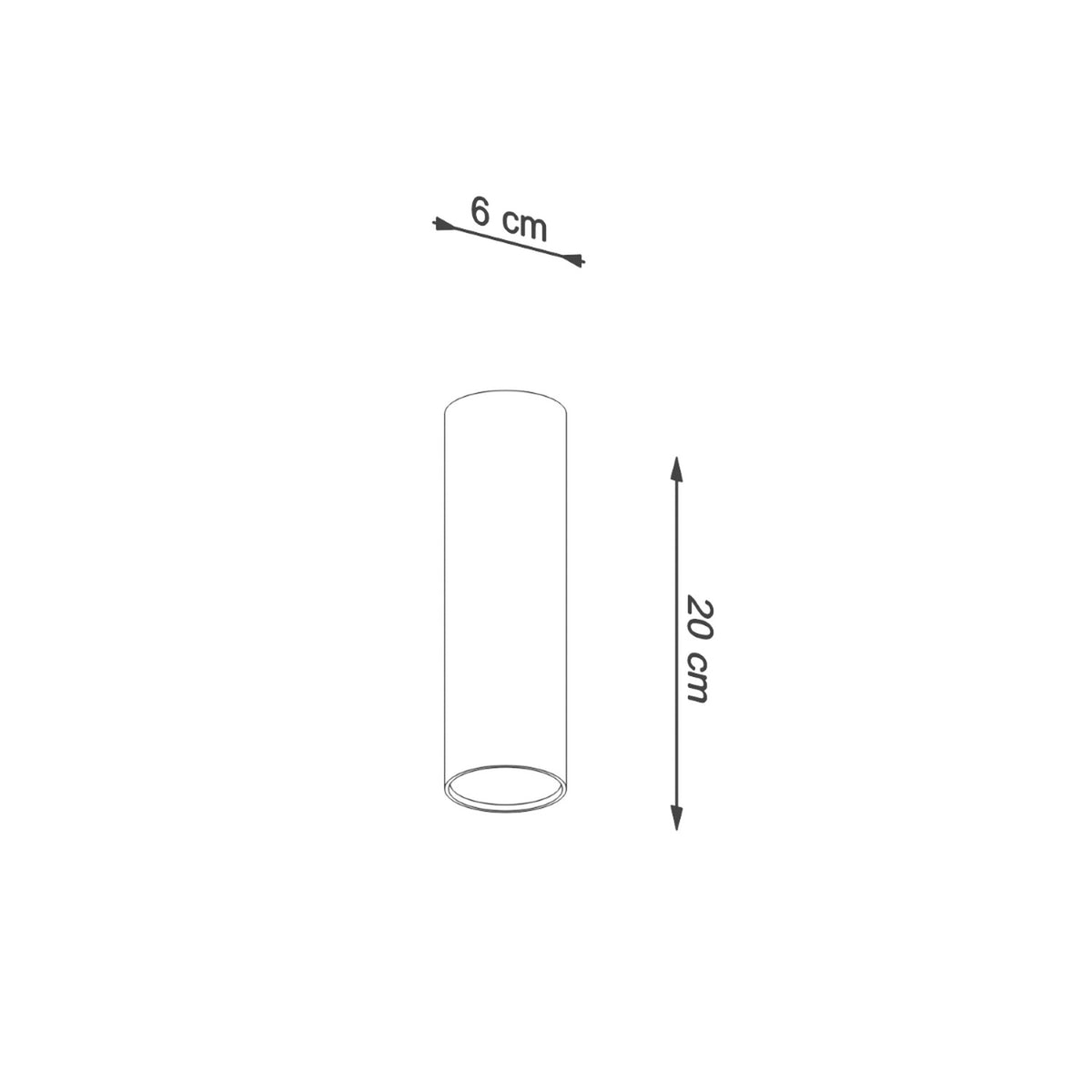 Lagos 20 Ceiling Light – White, view 7