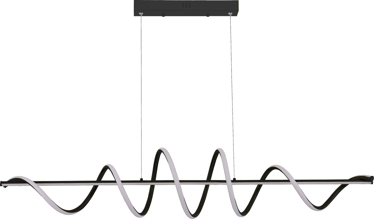 Esero 60W LED Pendant Light – Black