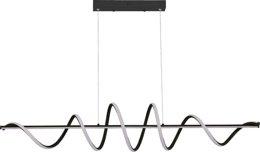 Esero 60W LED Pendant Light – Black