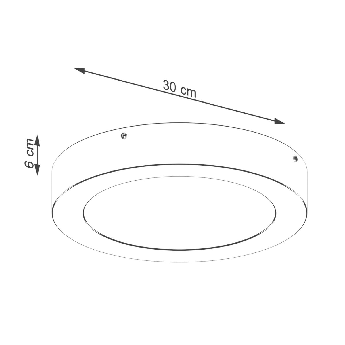 Onyx 30 LED Ceiling Light – White (SL.1243), view 10