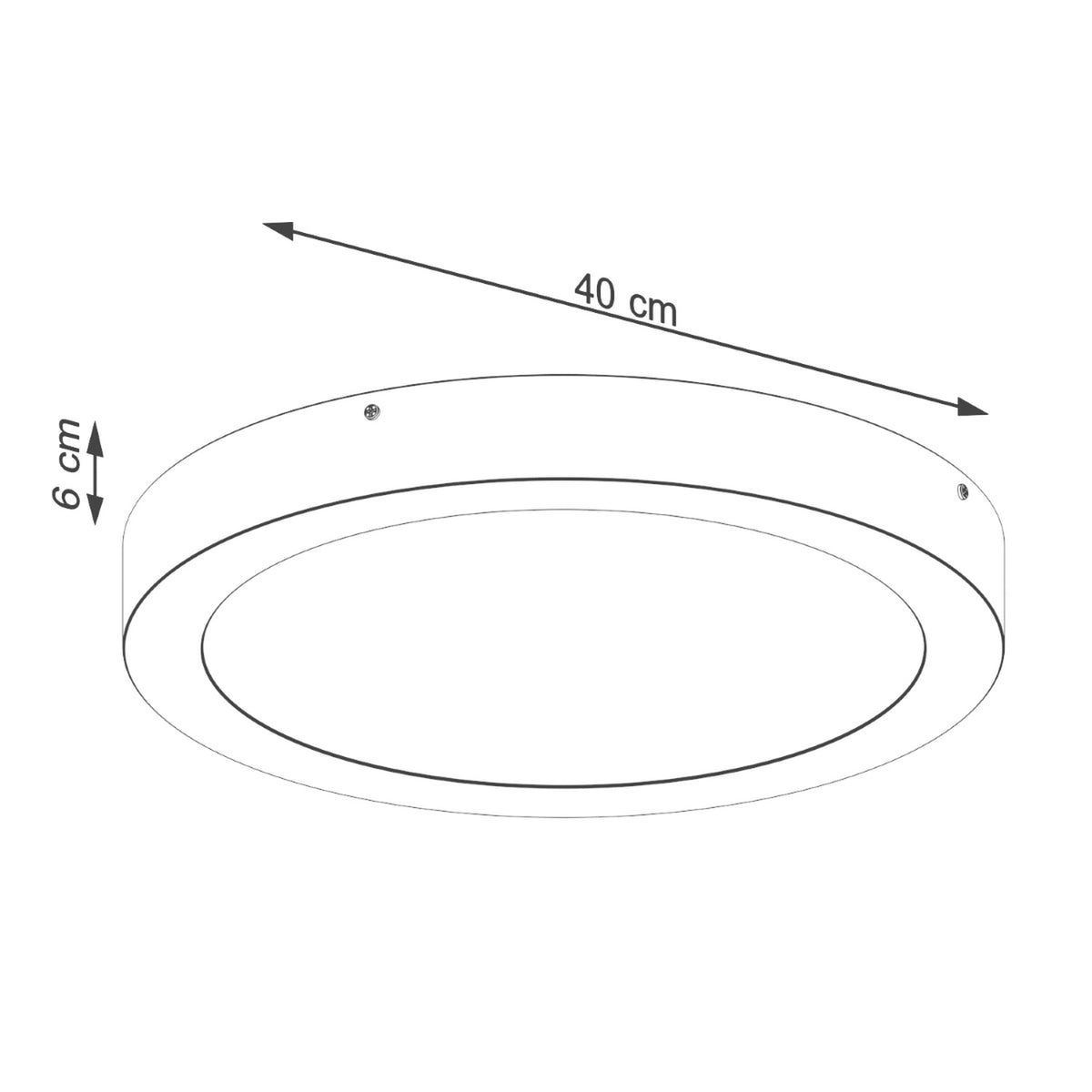 Onyx 40 LED Ceiling Light – White (SL.1245), view 10