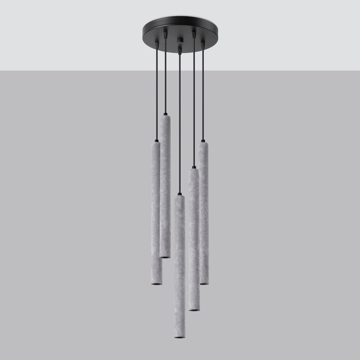 Pastelo 5P Pendant Light – Grey, view 2