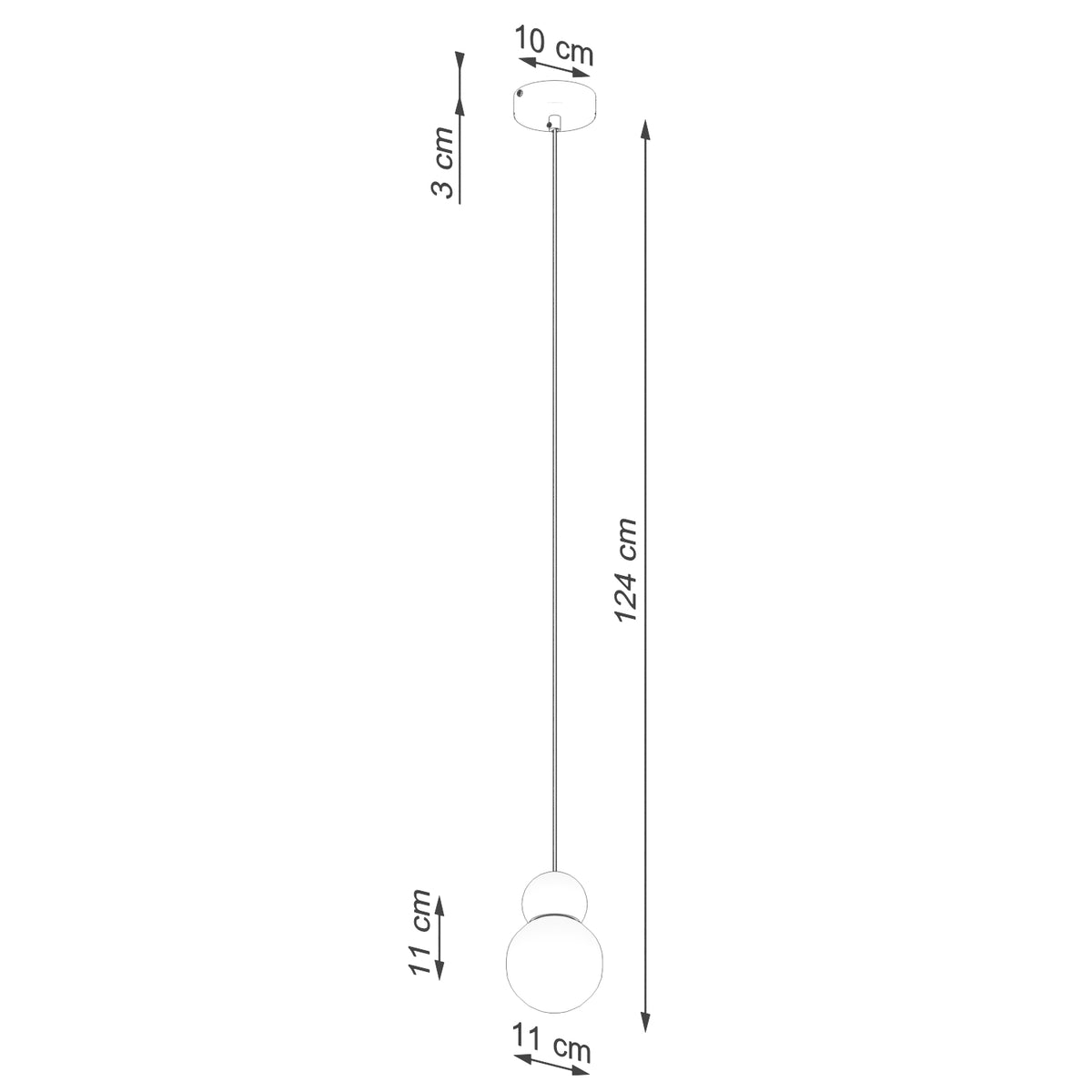Pekka 1 Pendant Light – White / Natural wood, view 10