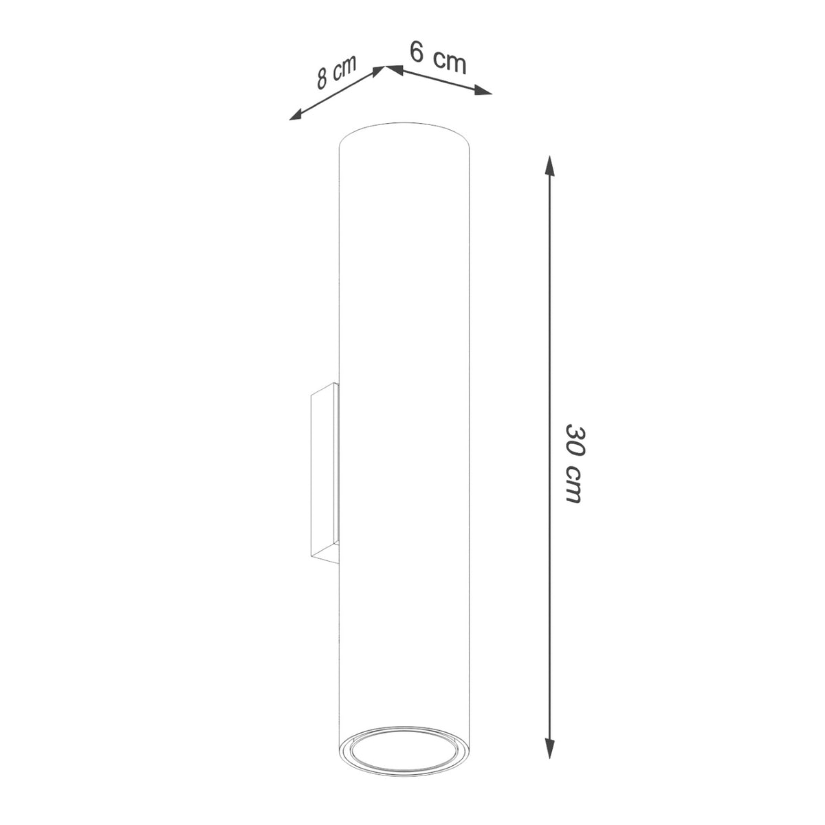 Lagos 2 Wall Light – Beige, view 9