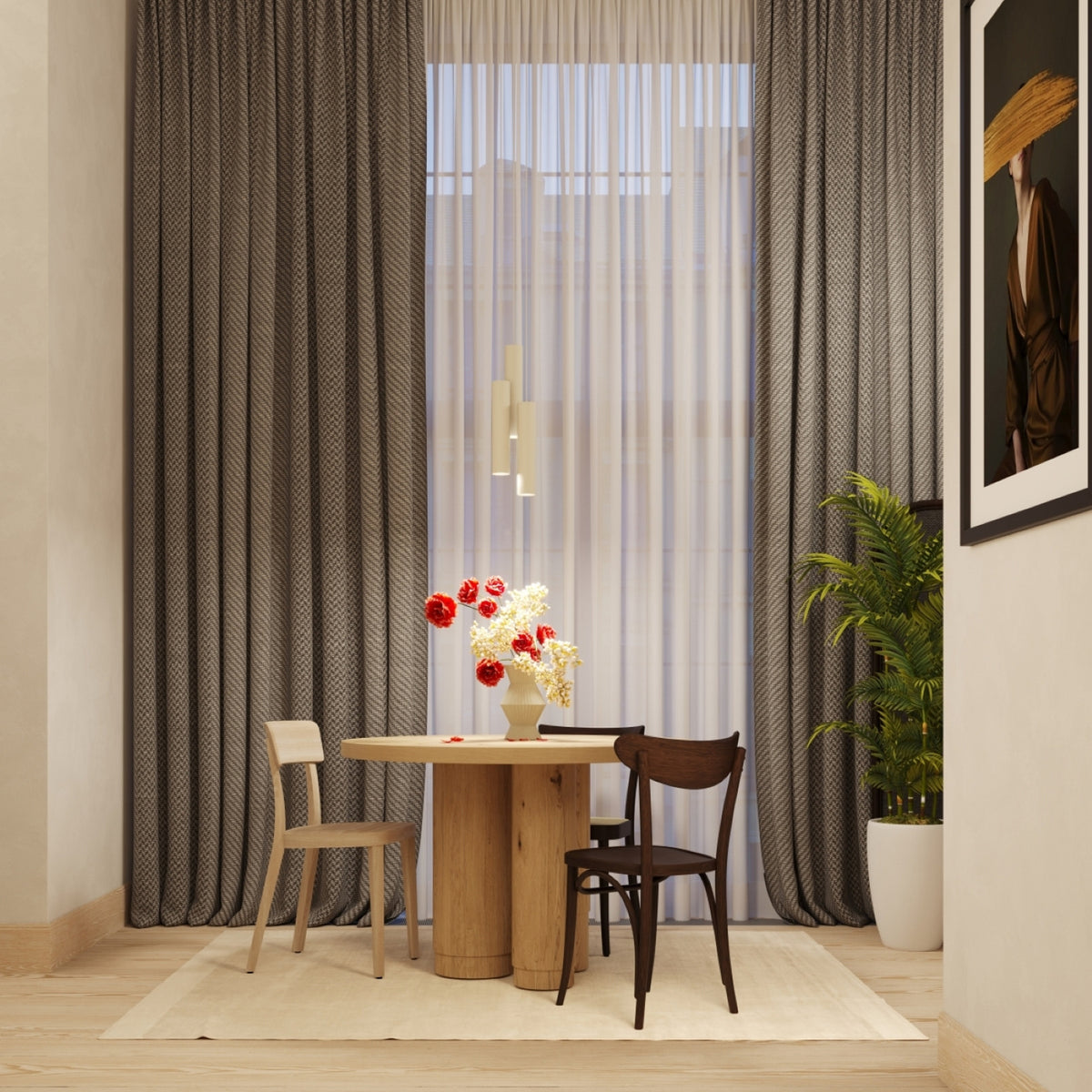 Lagos 2 Wall Light – Beige, view 11
