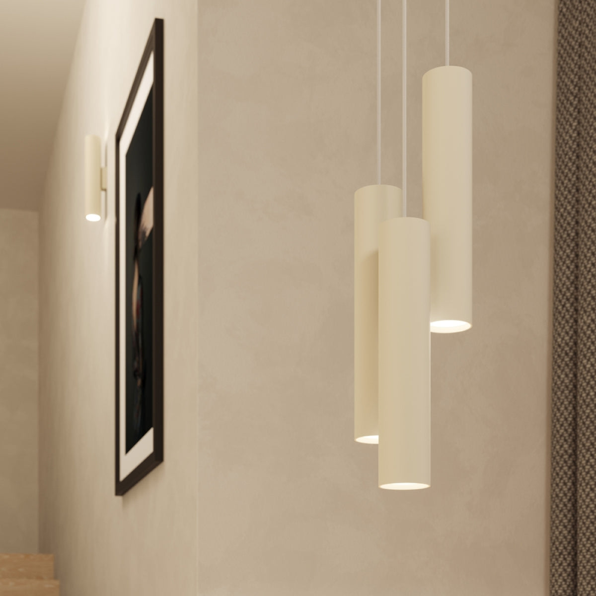 Lagos 2 Wall Light – Beige, view 13