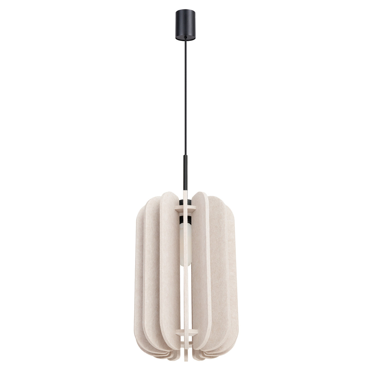 Mula 27 Pendant Light – Beige / Black, view 4