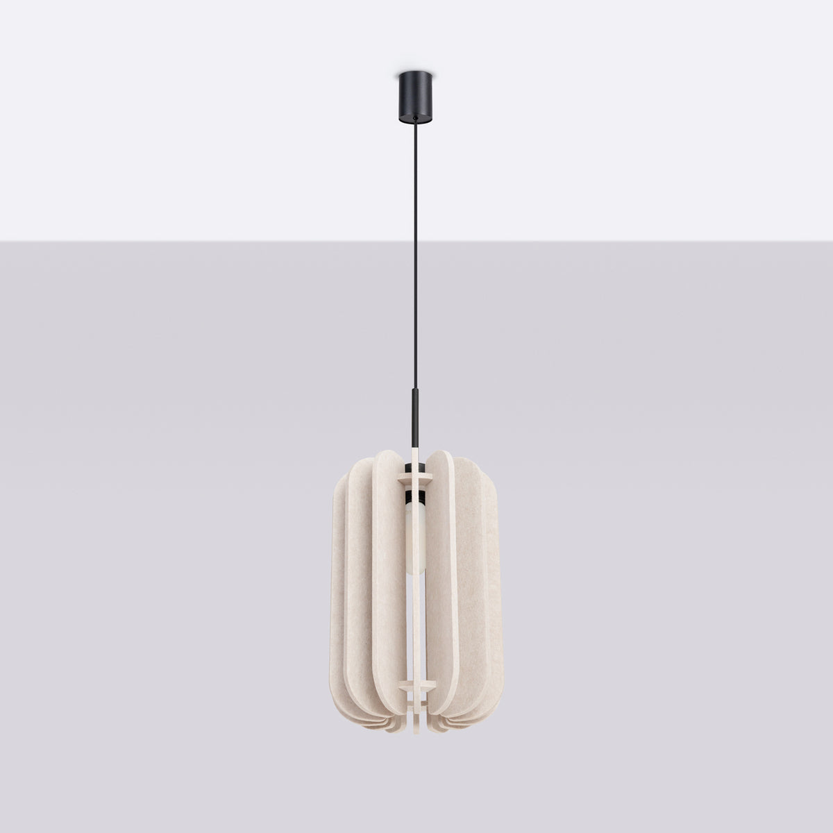 Mula 27 Pendant Light – Beige / Black, view 7