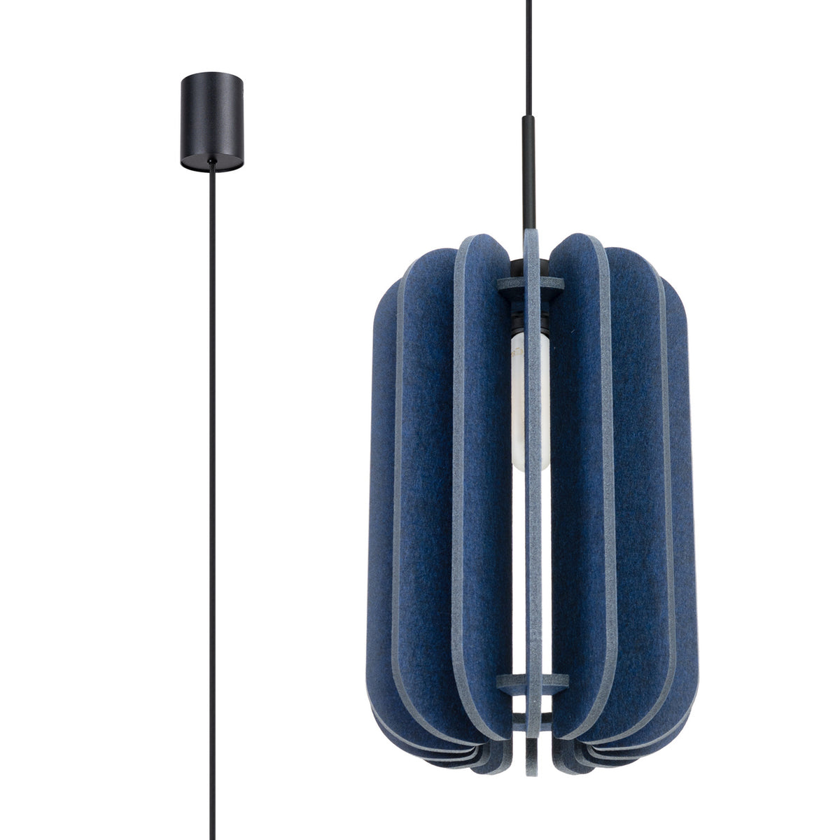 Mula 27 Pendant Light – Navy / Black, view 3