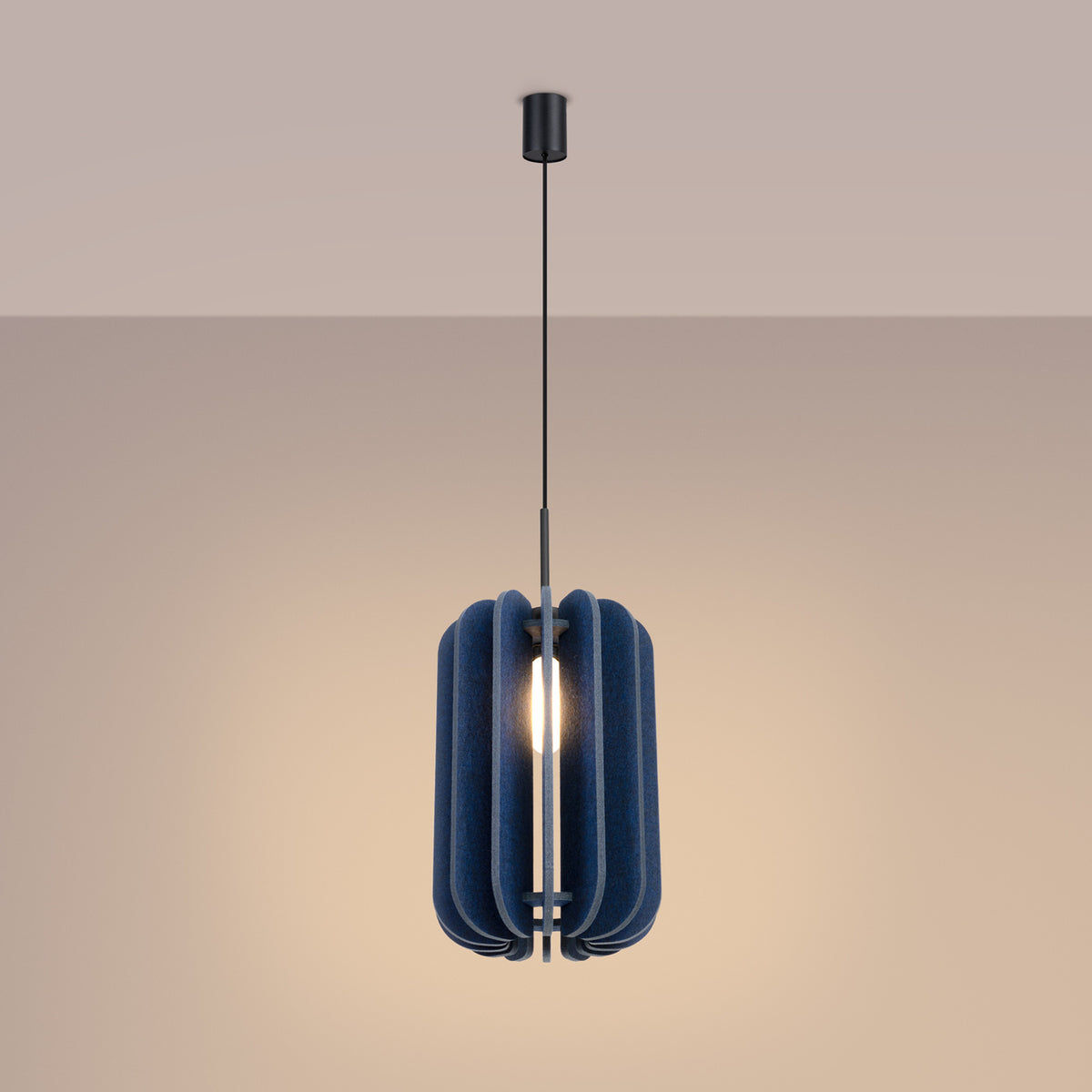 Mula 27 Pendant Light – Navy / Black, view 12
