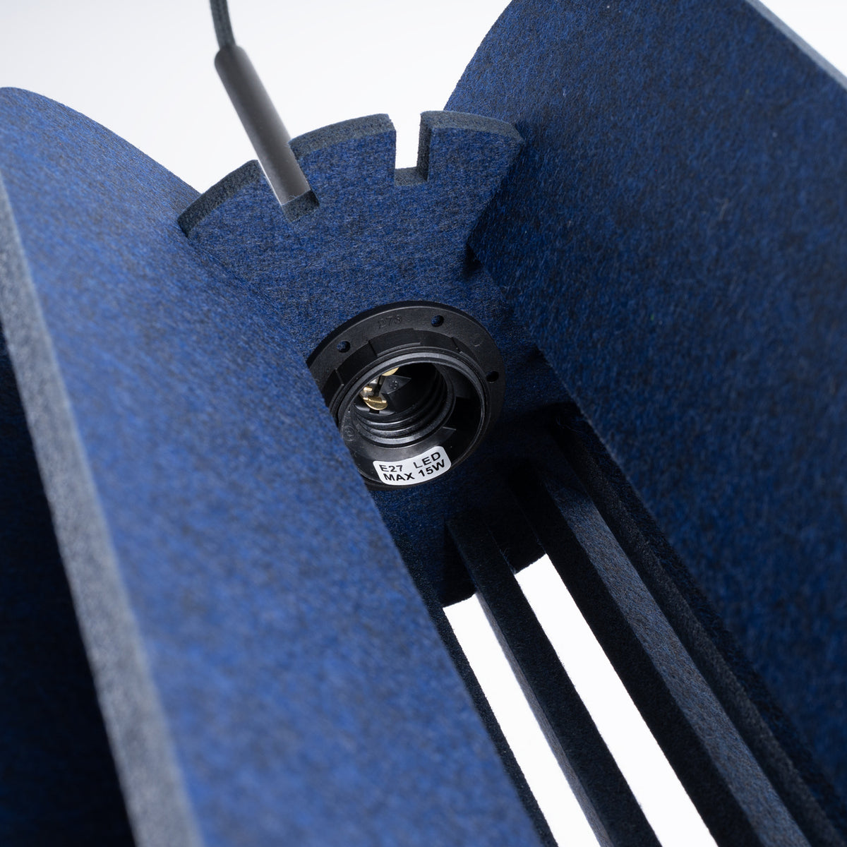 Mula 27 Pendant Light – Navy / Black, view 24