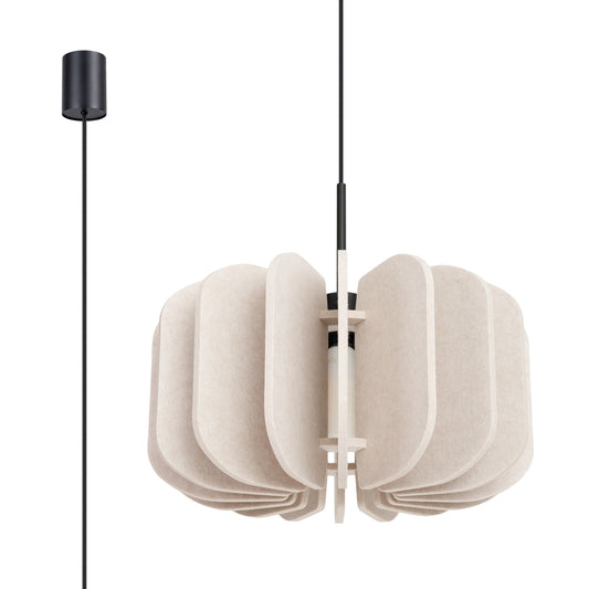Mula 45 Pendant Light – Beige / Black