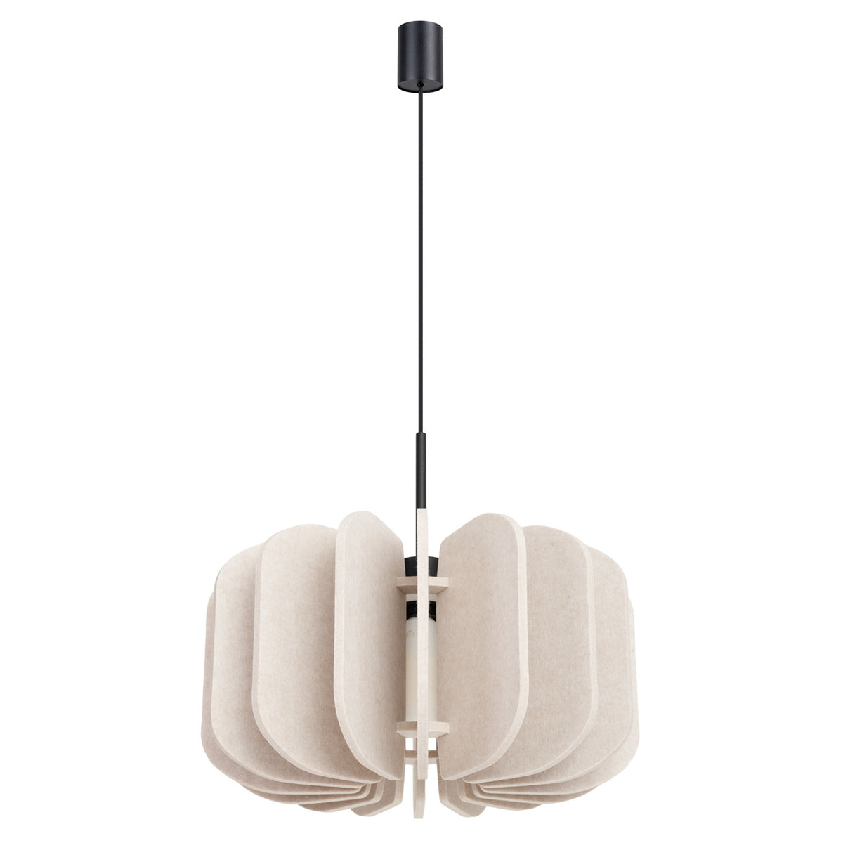 Mula 45 Pendant Light – Beige / Black, view 4