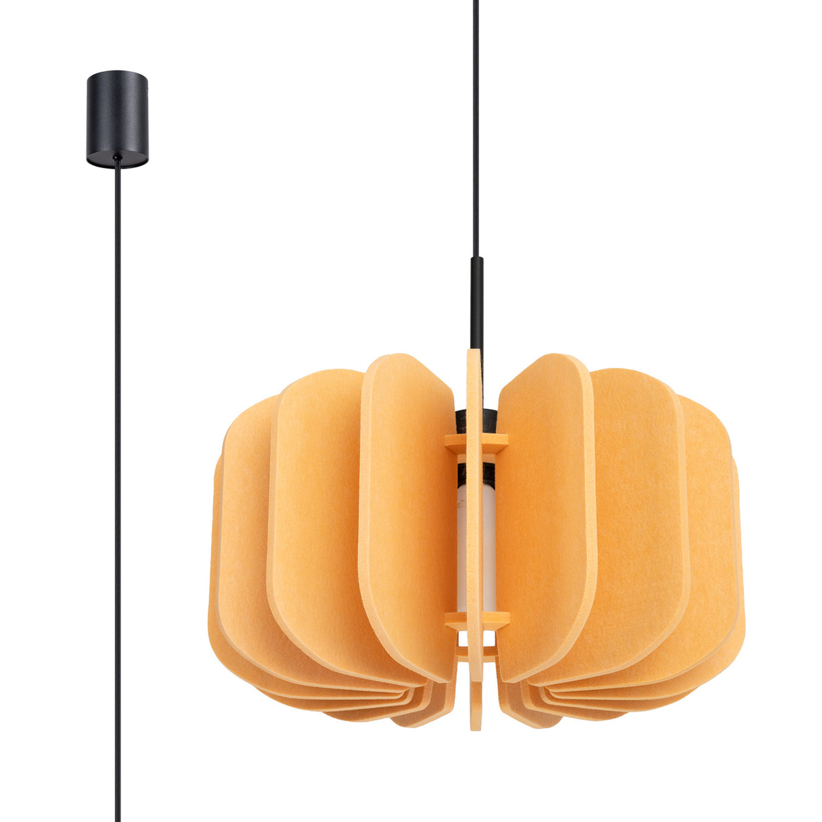 Mula 45 Pendant Light – Yellow / Black, view 2
