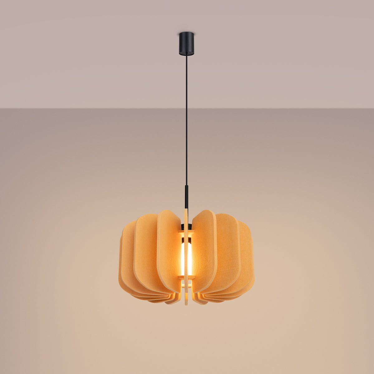 Mula 45 Pendant Light – Yellow / Black, view 11