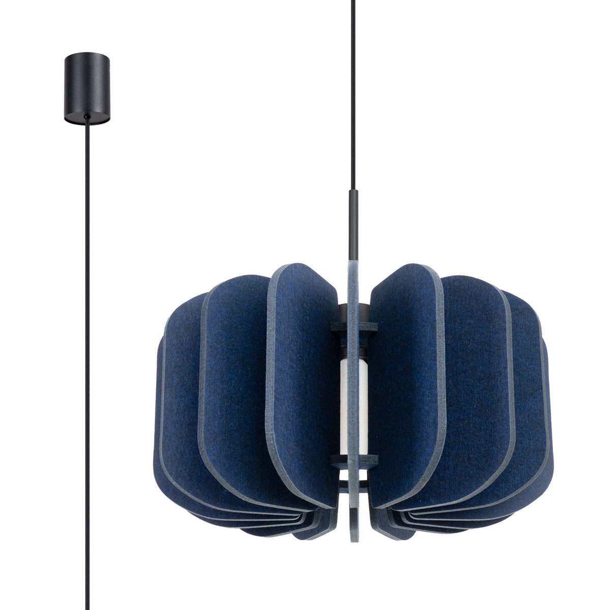 Mula 45 Pendant Light – Navy / Black, view 3