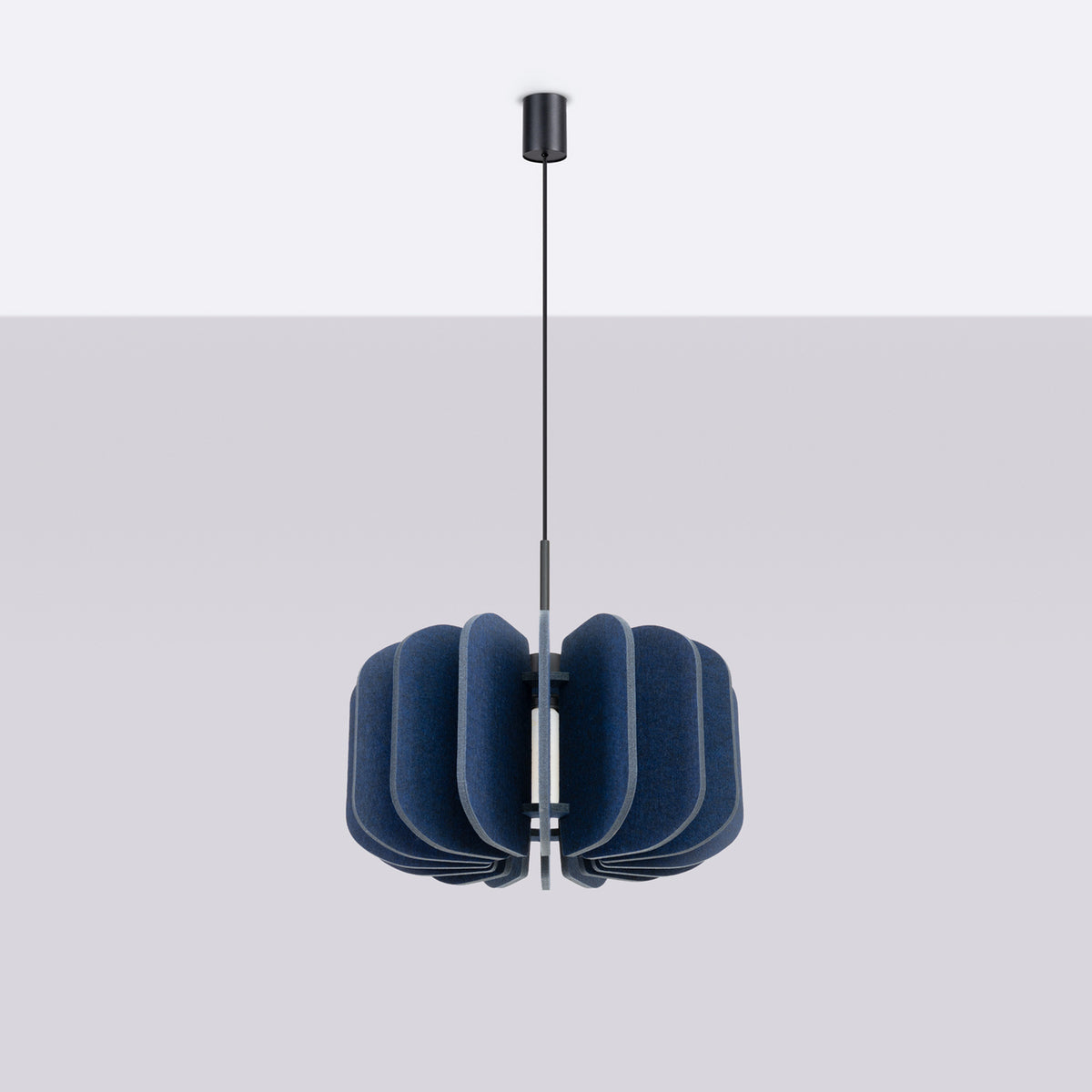 Mula 45 Pendant Light – Navy / Black, view 9