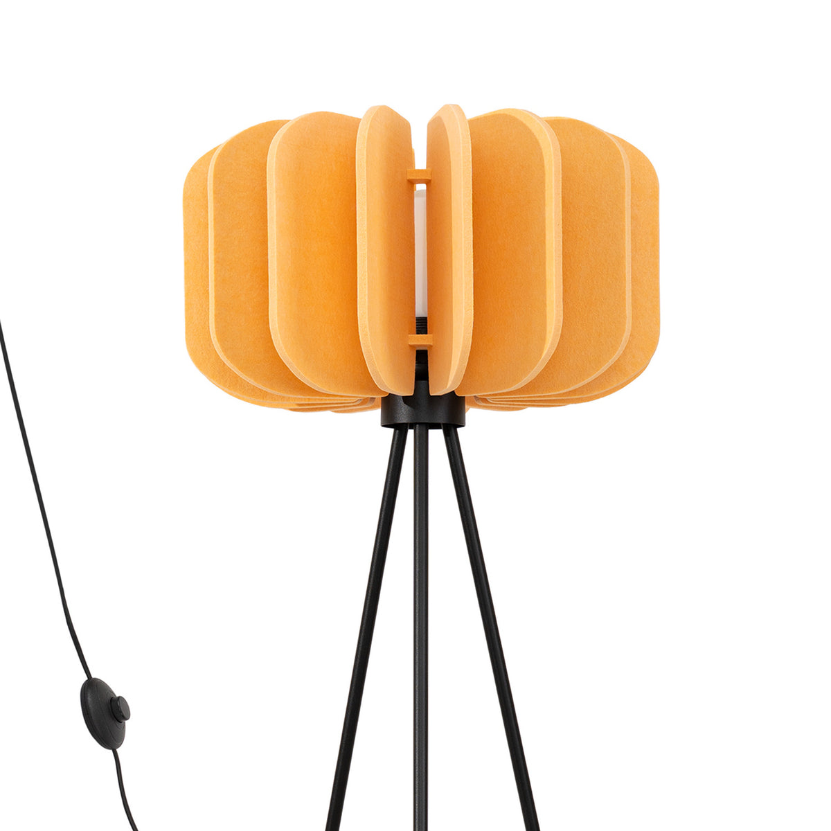 Mula 45 Floor Lamp – Yellow / Black, view 2