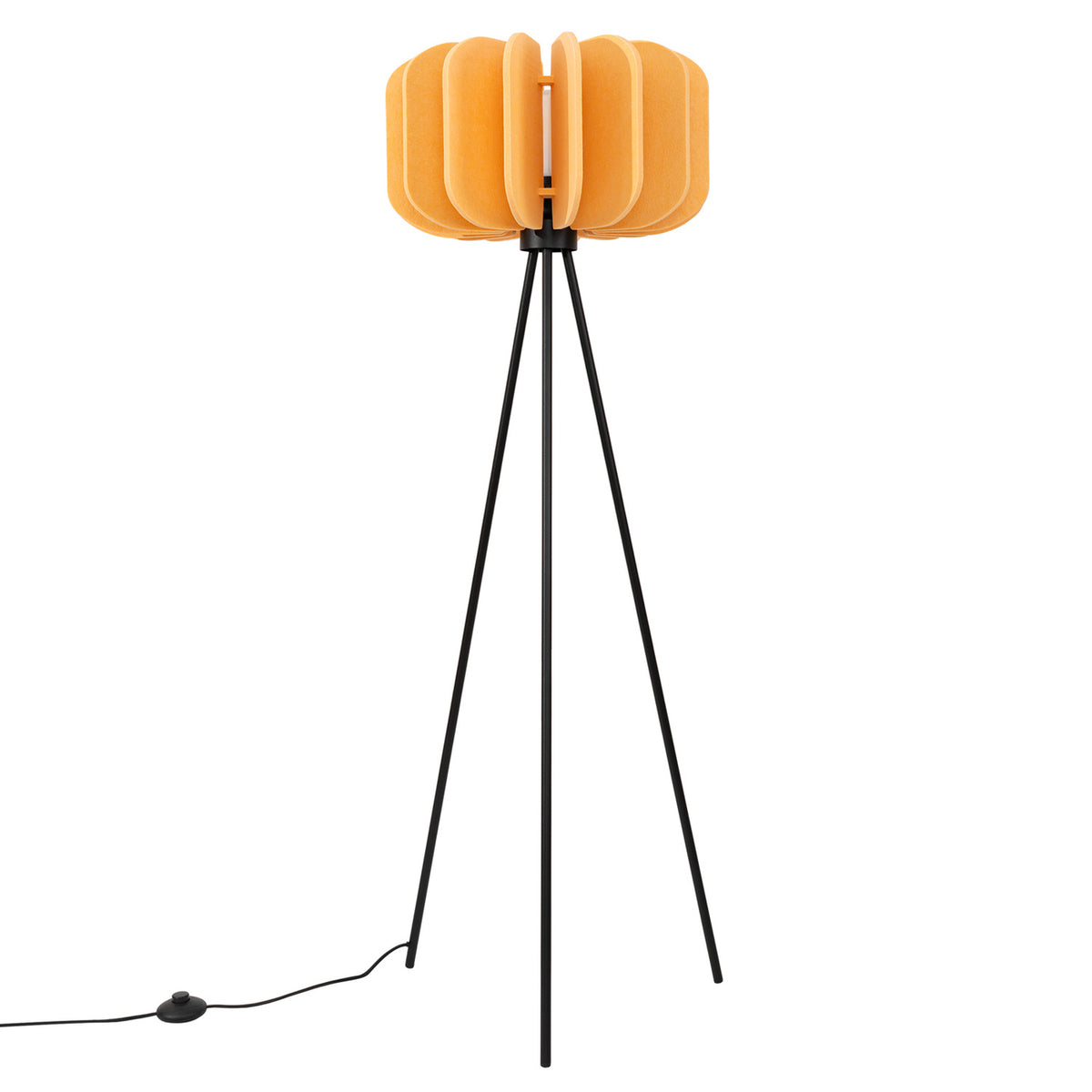 Mula 45 Floor Lamp – Yellow / Black, view 5